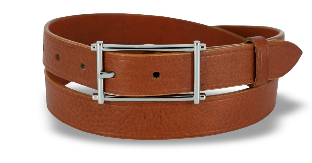 Ceinture cuir pleine fleur collection les basiques