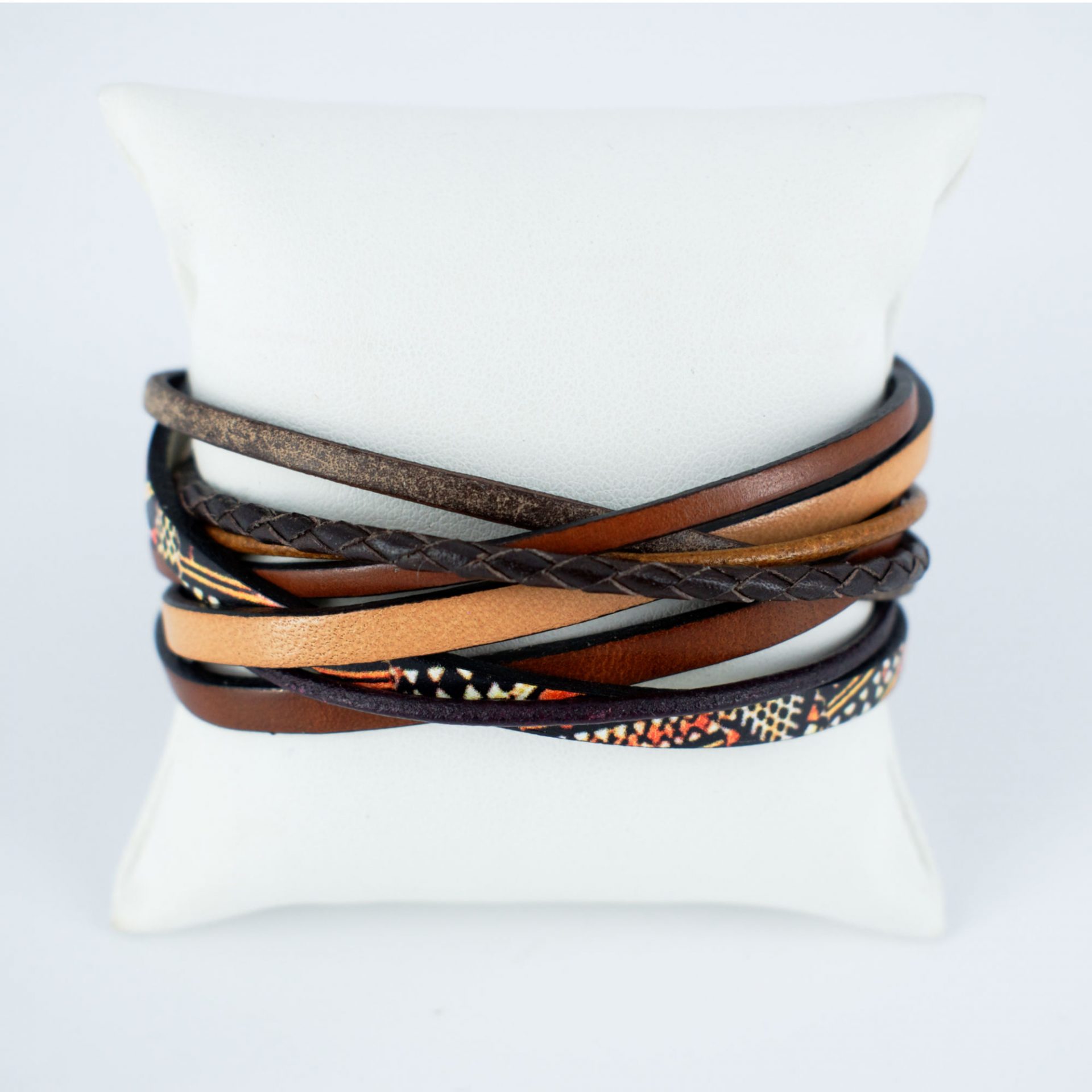 Bracelet cuir homme Azteque