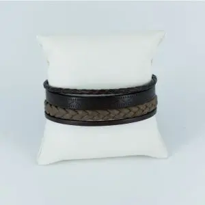 Bracelet Cuir Massalia chocolat